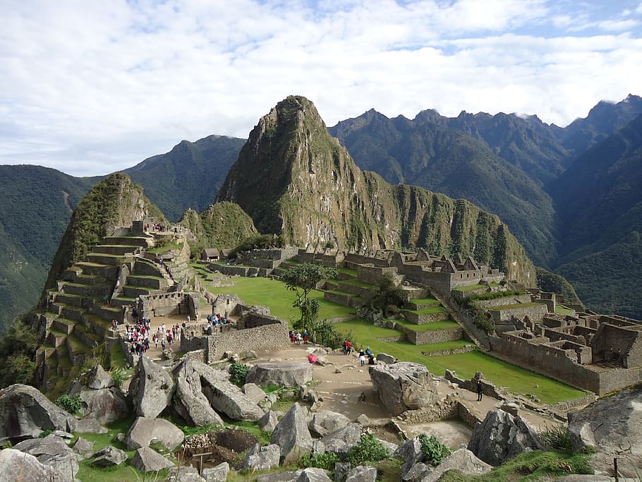 machu pichu, landscape, tourism, peru, mountain, history, the past, HD wallpaper