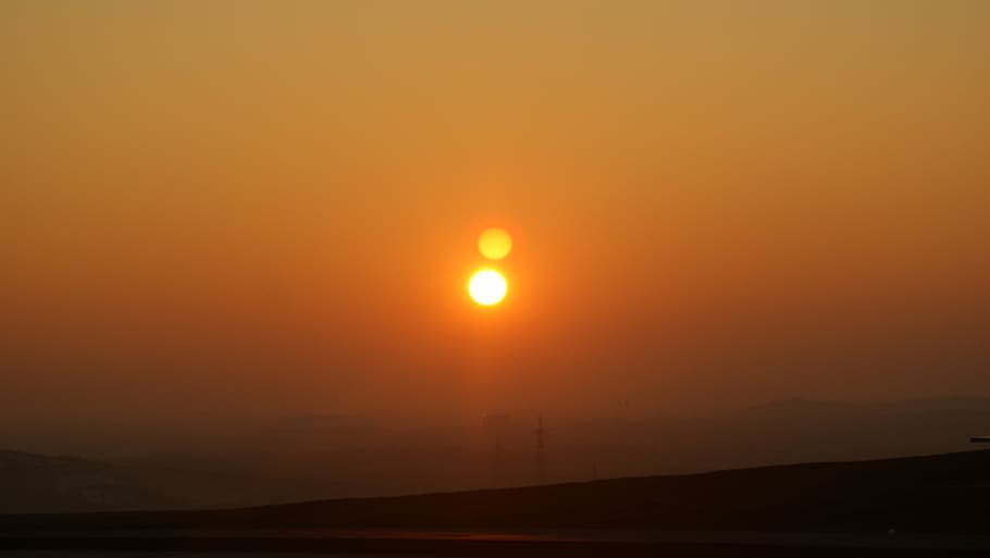 sunset, nature, yellow, sky, beauty in nature, scenics - nature HD wallpaper