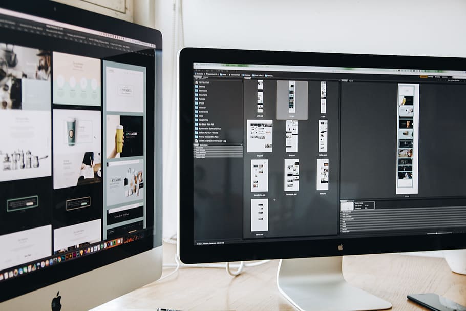 flat screen computer monitor, macbook, laptop, technology, software HD wallpaper
