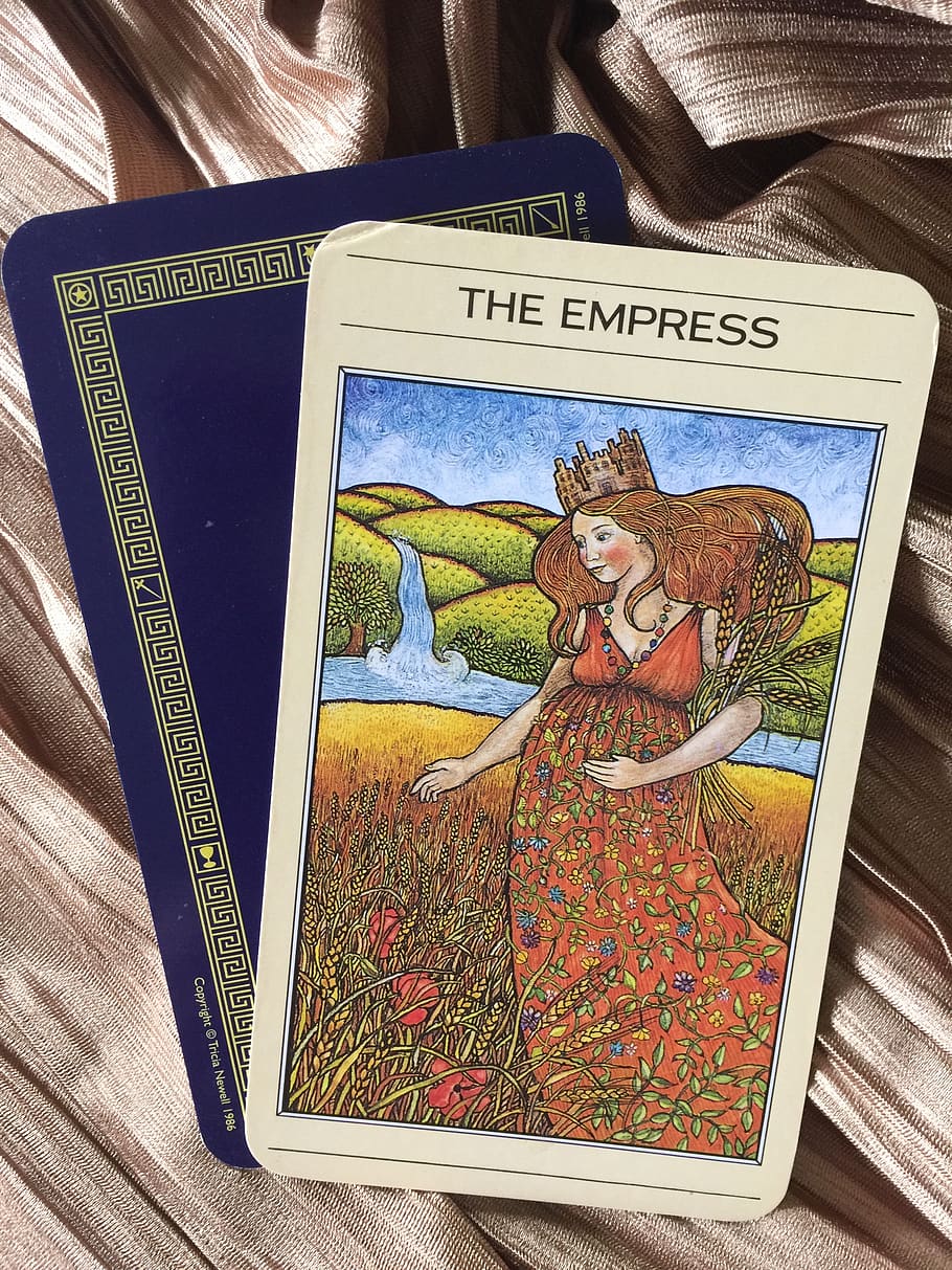 tarot, cards, mystic, prediction, fantasy, symbol, empress