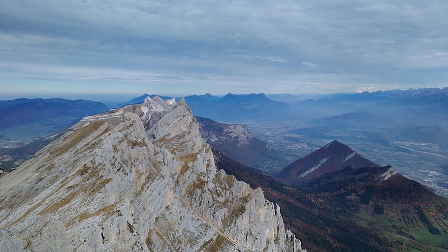 Vercors, Mountain, Fall, Hiking, landscape, mountain path, alps HD wallpaper