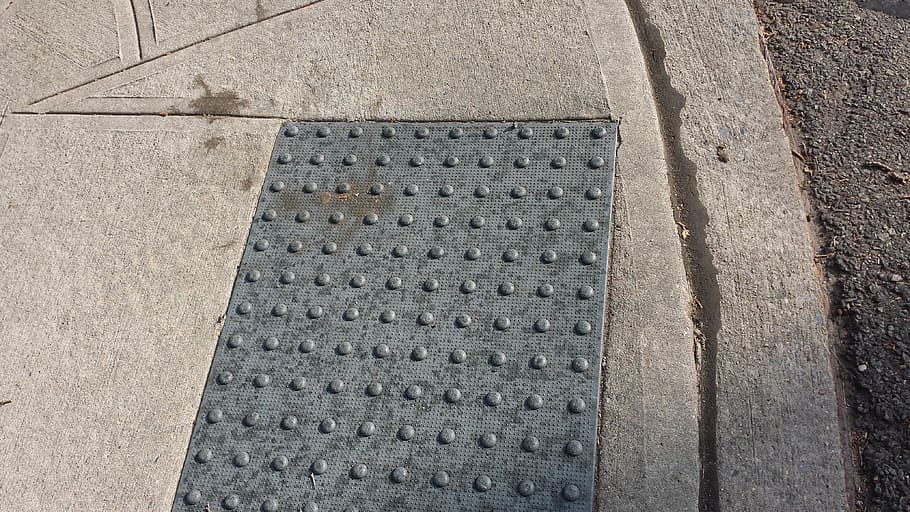 bumpy, curb, sidewalk, street, padding, no people, day, high angle view HD wallpaper