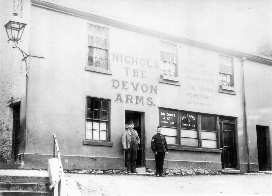 Devon Arms Pub, Park Lane Steps, torquay devon uk, 19 century, HD wallpaper