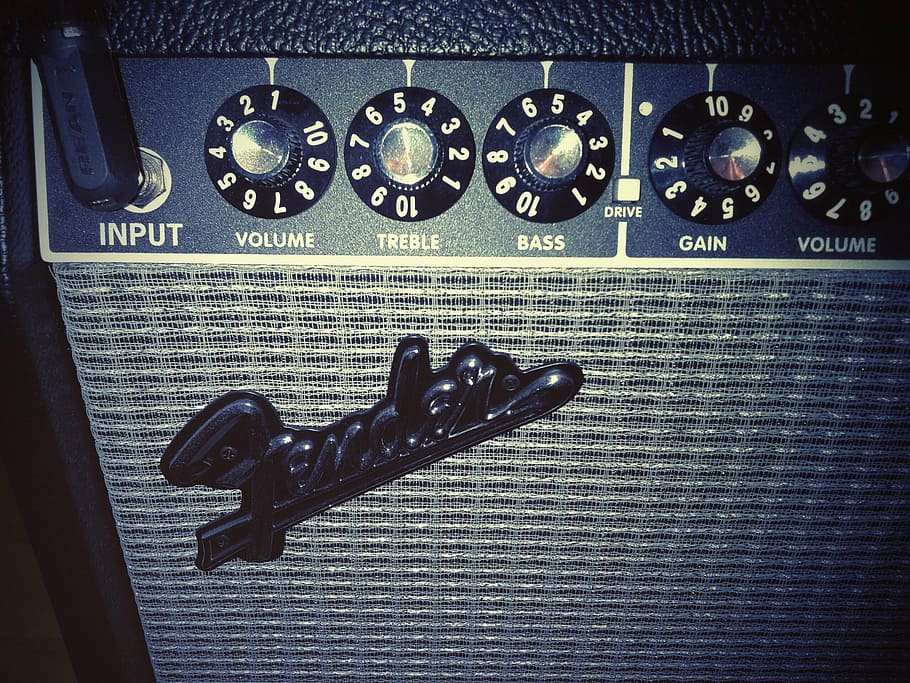 vintage guitar amp wallpaper