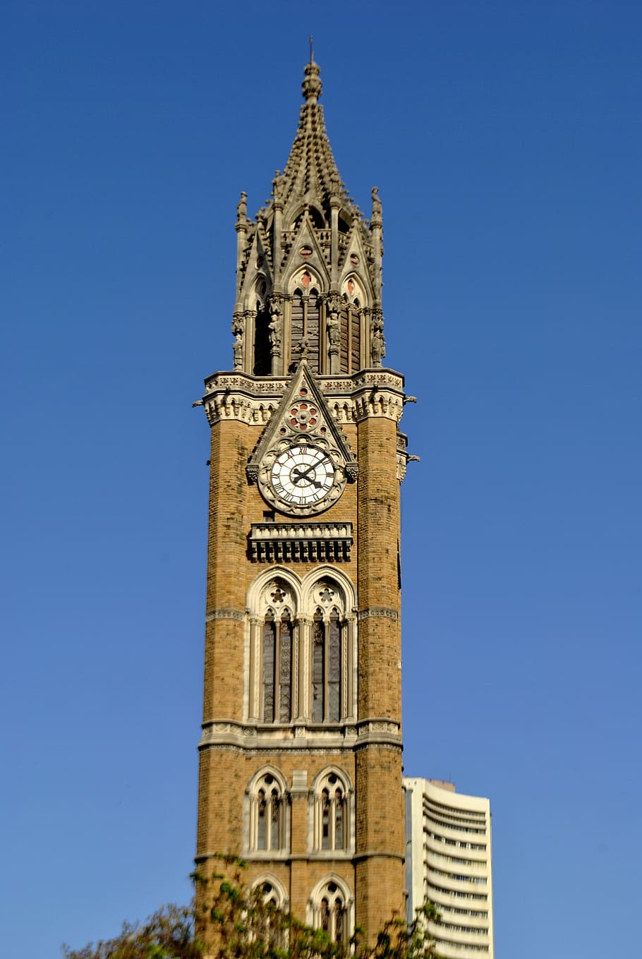 clock tower, victorian, indian, architecture, mumbai, built structure, HD wallpaper