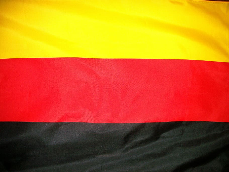 flag of Germany, symbol, national, europe, country, banner, european, HD wallpaper