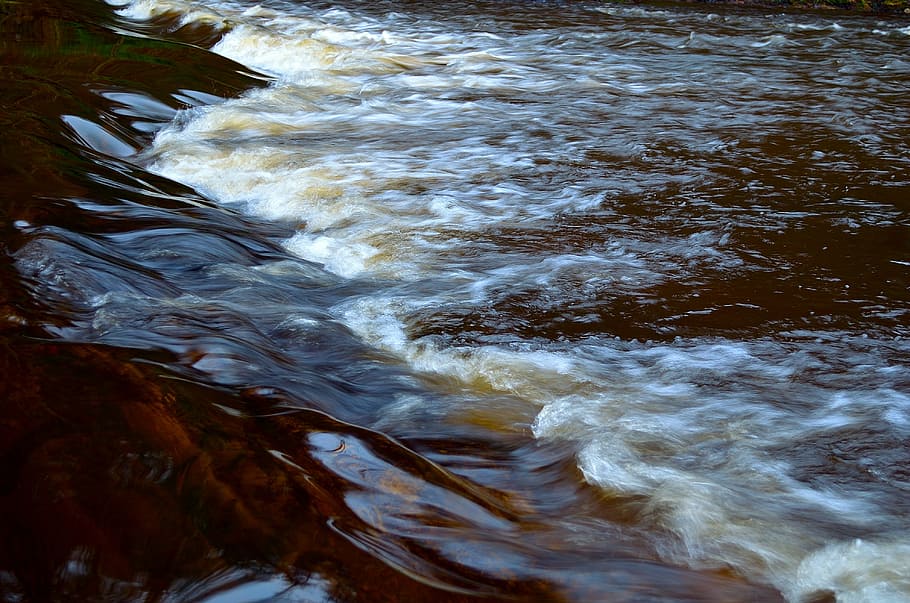 water, current, background, element, nature, macro, life, weir HD wallpaper