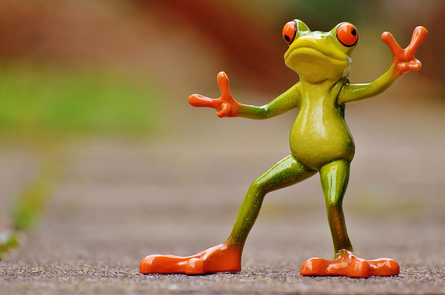 frog, gesture, peace, funny, cute, figure, sweet, cheerful HD wallpaper
