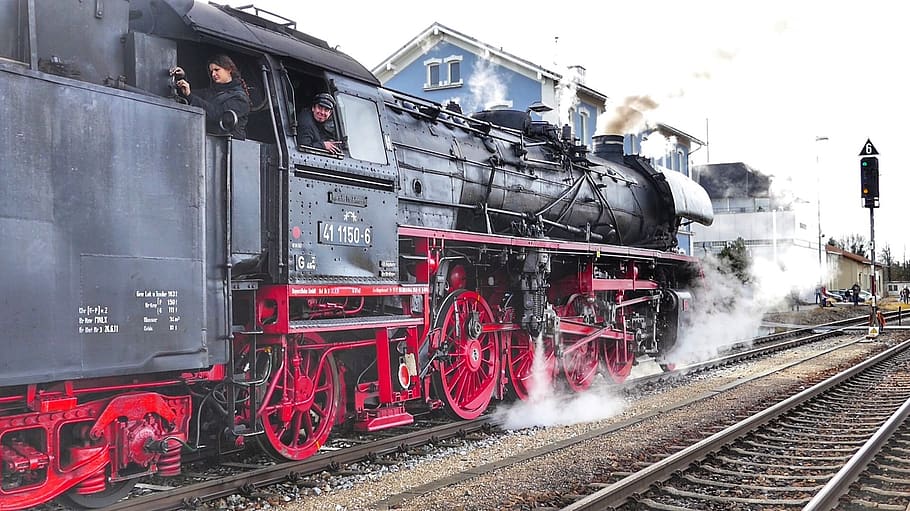 train, motor, railway, rail transportation, railroad track HD wallpaper