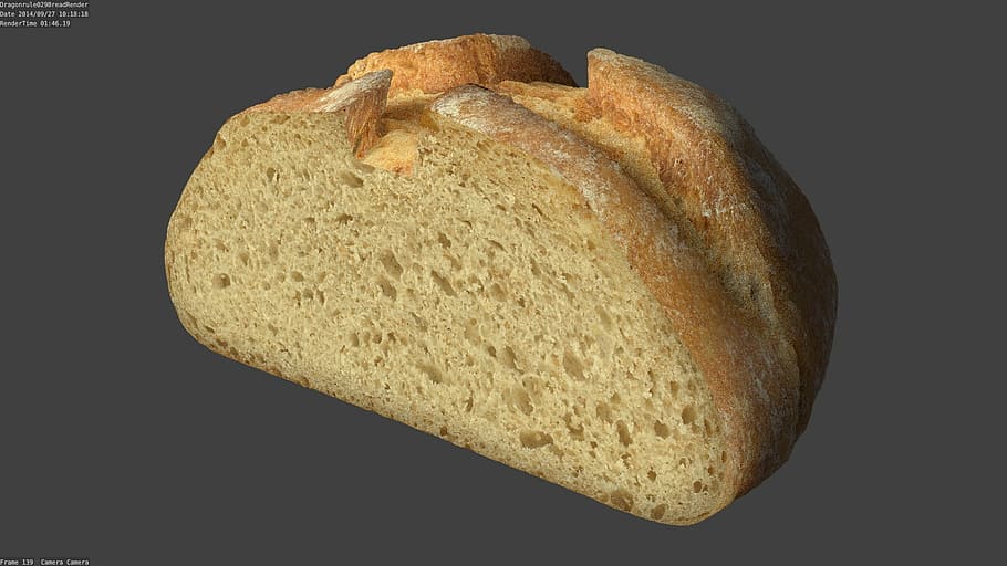 bread, food, bakery, food and drink, black background, studio shot HD wallpaper