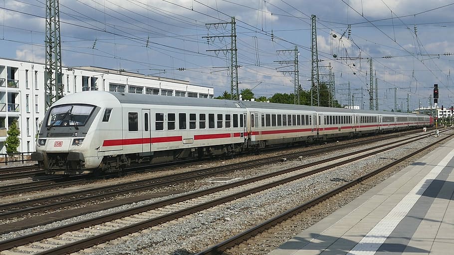 train, railway, transport system, mode of transportation, public transportation HD wallpaper