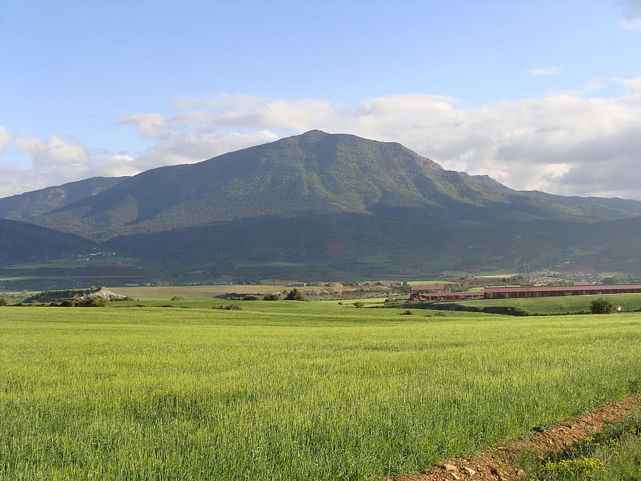 Huesca, Santa Cilia, Mount, cuculo, mountain, field, landscape HD wallpaper