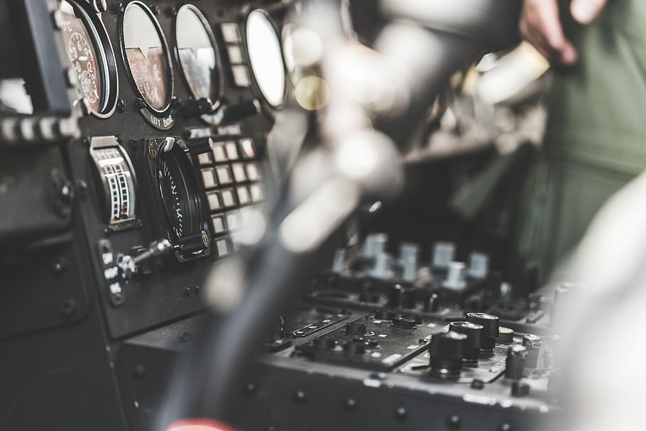 Army Helicopter Cockpit Dashboard, buttons, controls, flight HD wallpaper