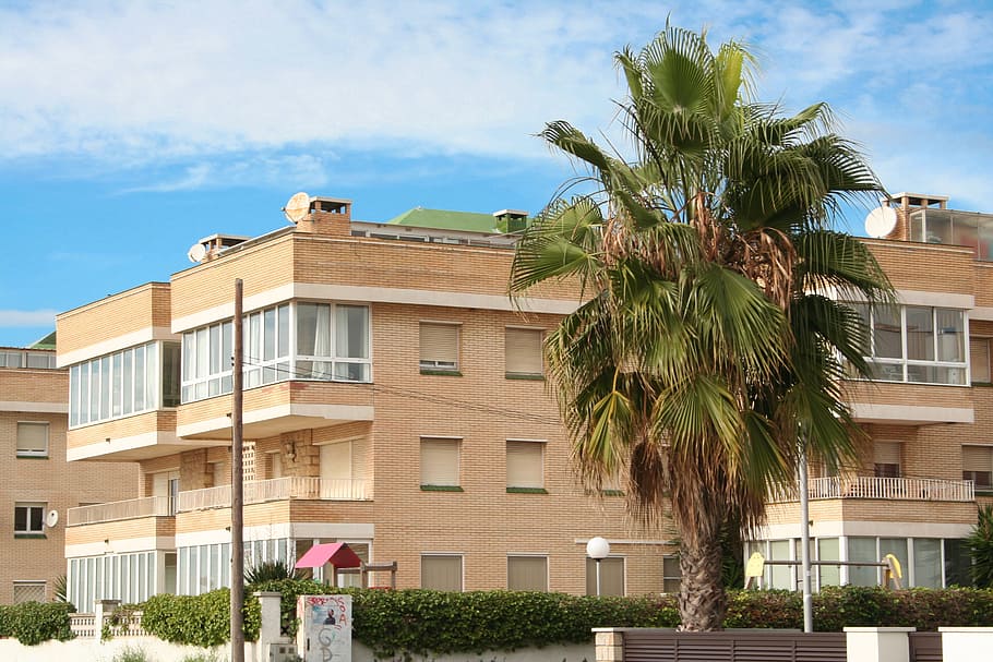 palma, architecture, building, holidays, spain, tourism, building exterior HD wallpaper