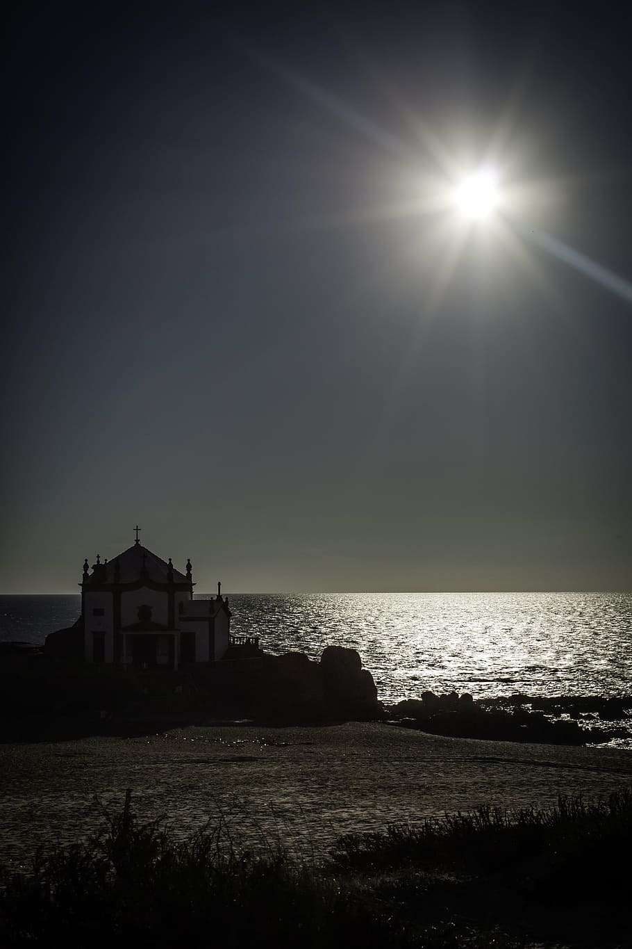 sol, ocean, beach, mar, landscape, litoral, horizon, beira mar HD wallpaper