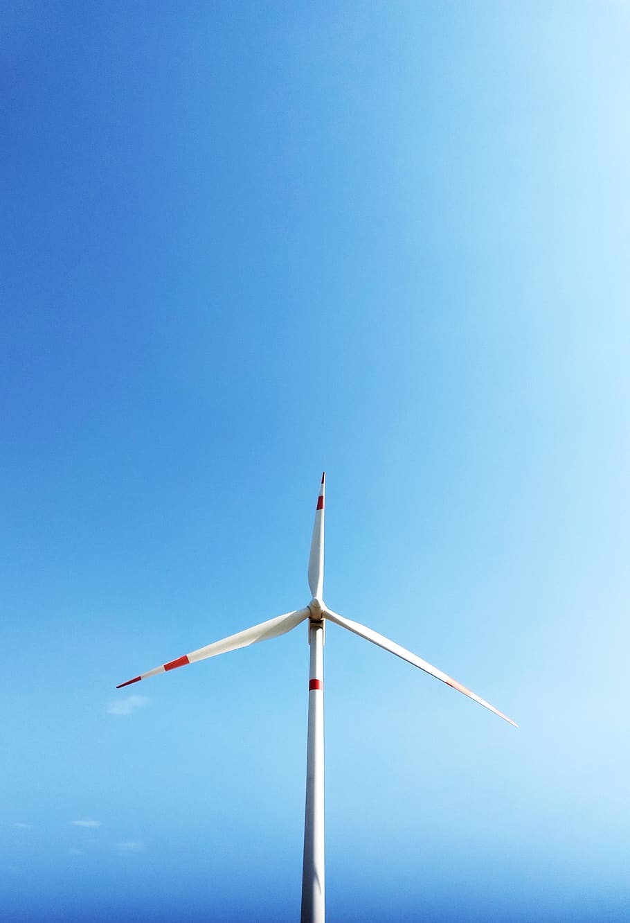 wind, power, electricity, sky, wind turbine, fuel and power generation HD wallpaper