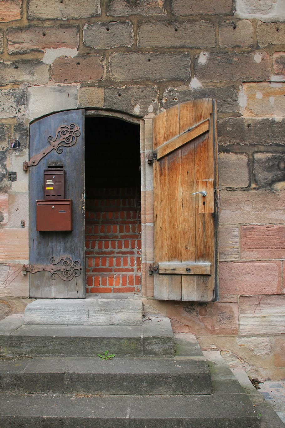 mailbox, door, goal, input, portal, tower, architecture, building exterior HD wallpaper