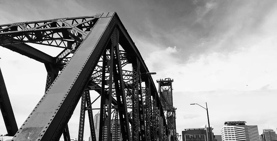 architecture, bridge, buildings, construction, high, iron, modern HD wallpaper
