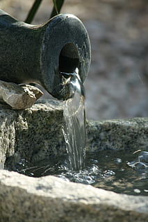 water, amphora, summer, day, nature, selective focus, close-up HD wallpaper