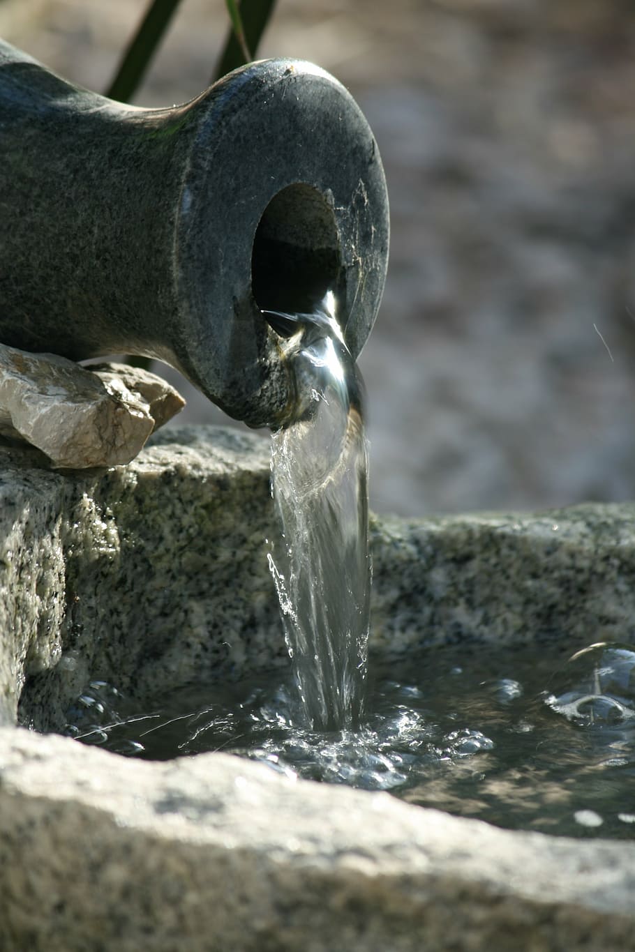 water, amphora, summer, day, nature, selective focus, close-up HD wallpaper