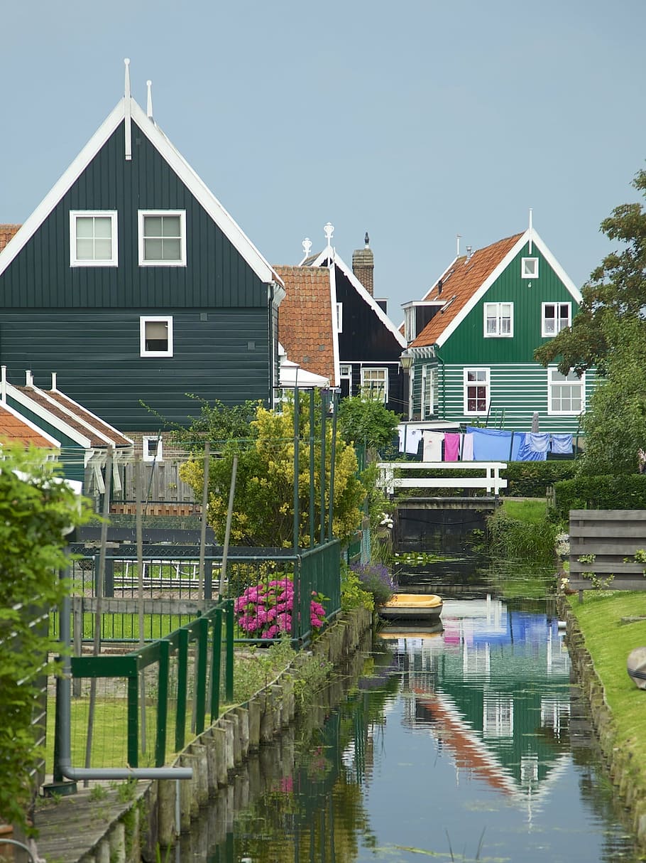 marks, netherlands, holland, house, architecture, residential Building HD wallpaper