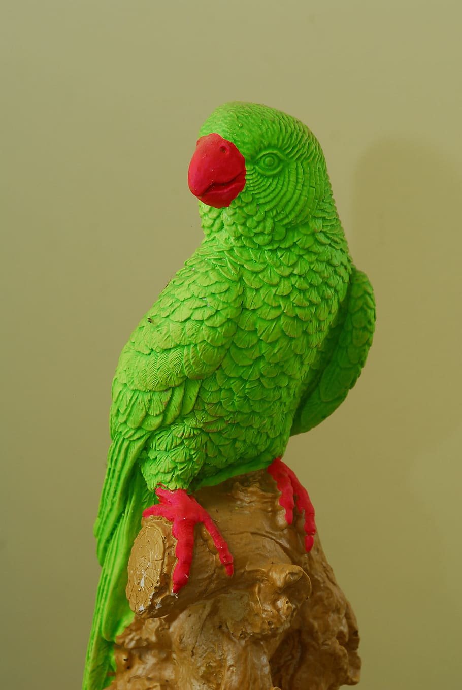 parrot, statue, india, animal, bird, vertebrate, animal themes HD wallpaper