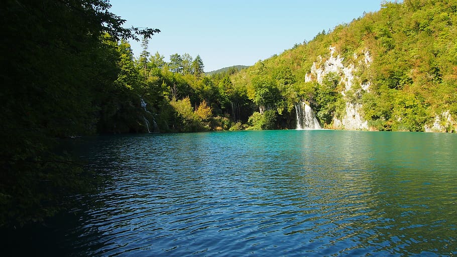 croatia, places of interest, waterfalls, plitvice lakes, waters, HD wallpaper