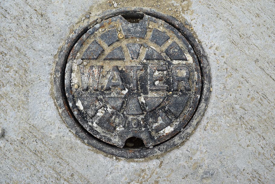 Water, Concrete, Texture, backgrounds, pipe, cement, industry HD wallpaper