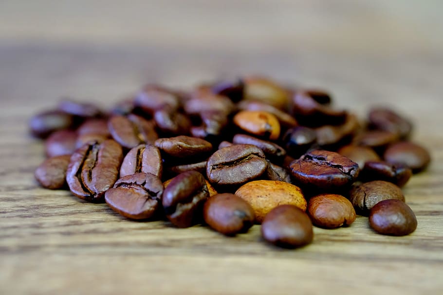 coffee beans, caffeine, cafe, roasted, benefit from, macro HD wallpaper