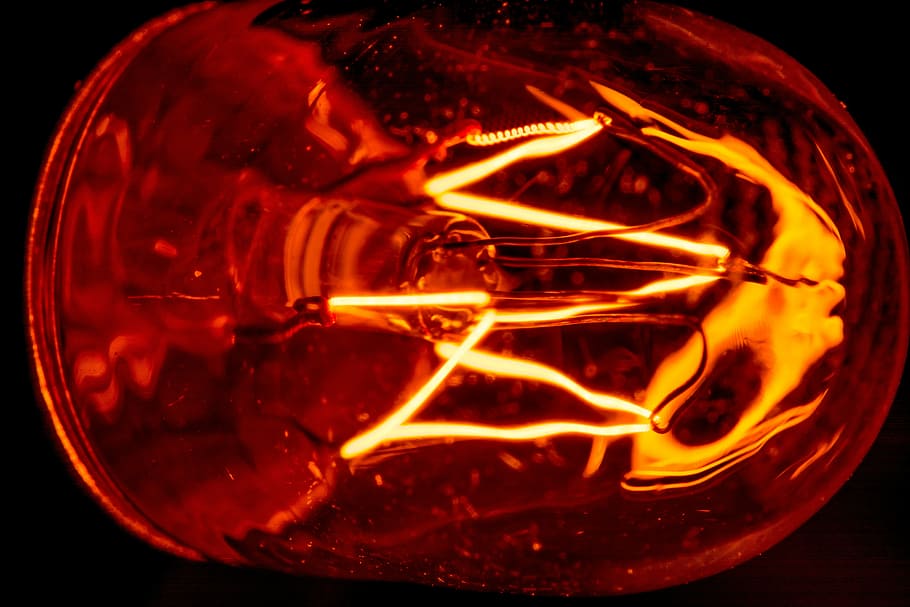 glow lamp, light, light bulb, filament, glow wire, electric light HD wallpaper