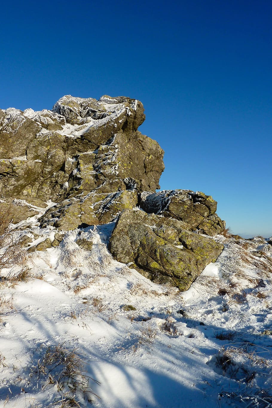 Rock, Summit, Mountain, Excursion, rocks, nature, landscape HD wallpaper