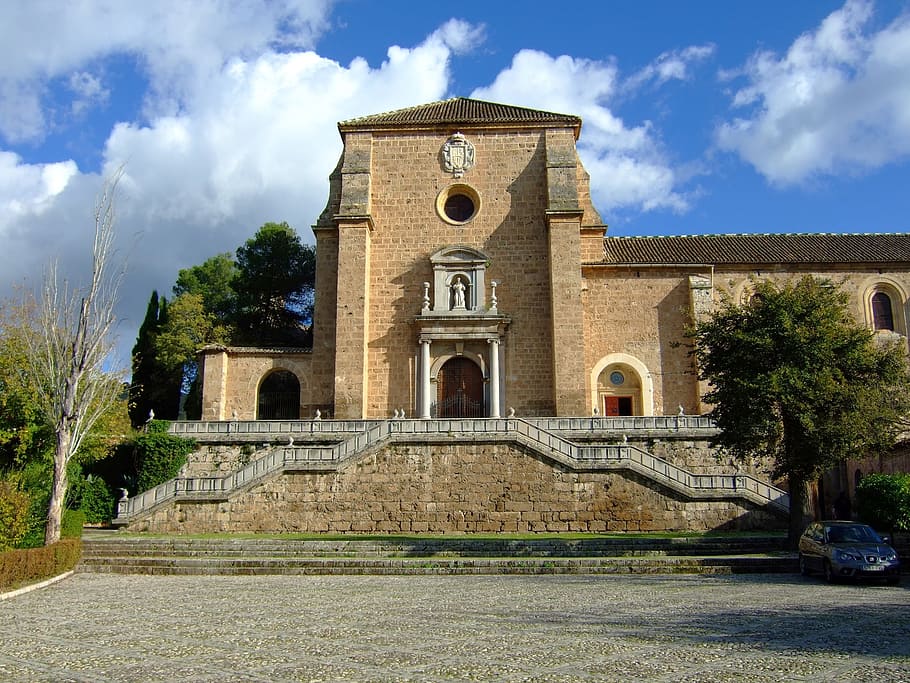 monastery, charterhouse, granada, andalusia, spain, built structure HD wallpaper