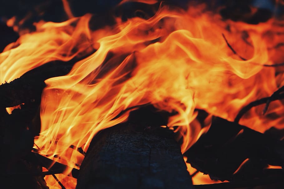 fire, dark, night, camping, travel, burning, flame, fire - natural phenomenon HD wallpaper