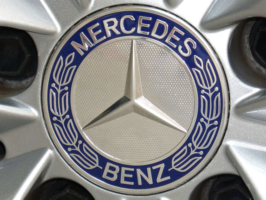 mercedes benz, logo, emblem, wheel, star, automotive, close-up, HD wallpaper
