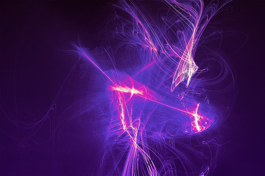 purple and pink lights illustration, background, abstract, abstract background HD wallpaper