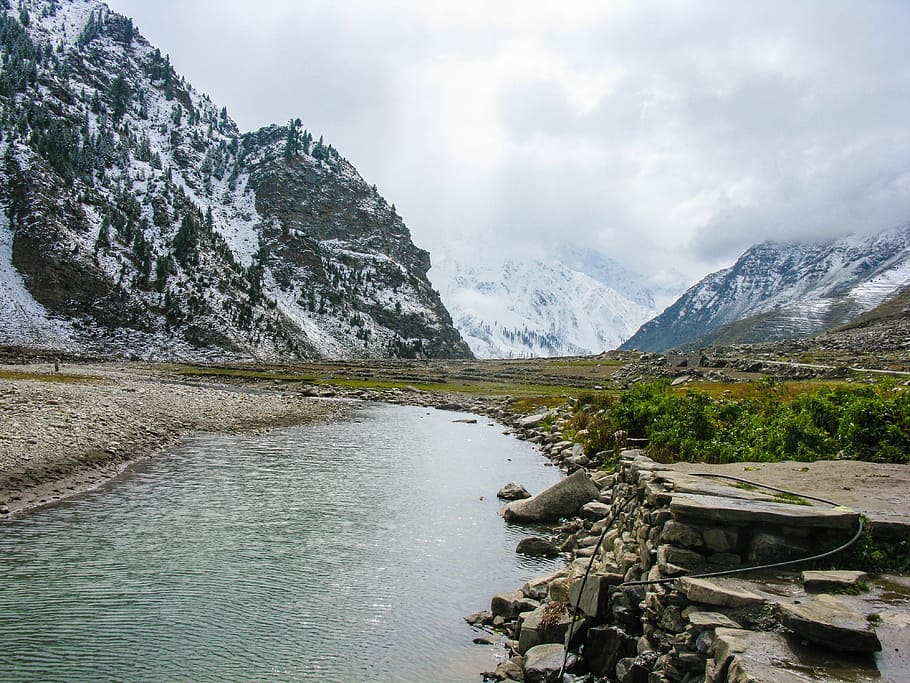 river, mountain, nature, landscape, water, travel, forest, outdoor HD wallpaper