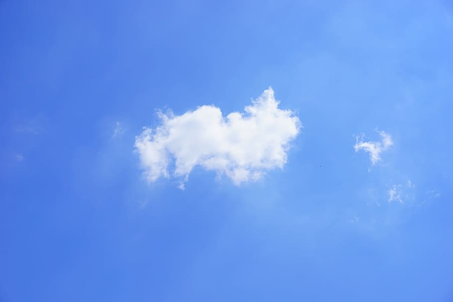 Cumulus Clouds, summer day, sky, blue, sunny, sunny day, white HD wallpaper