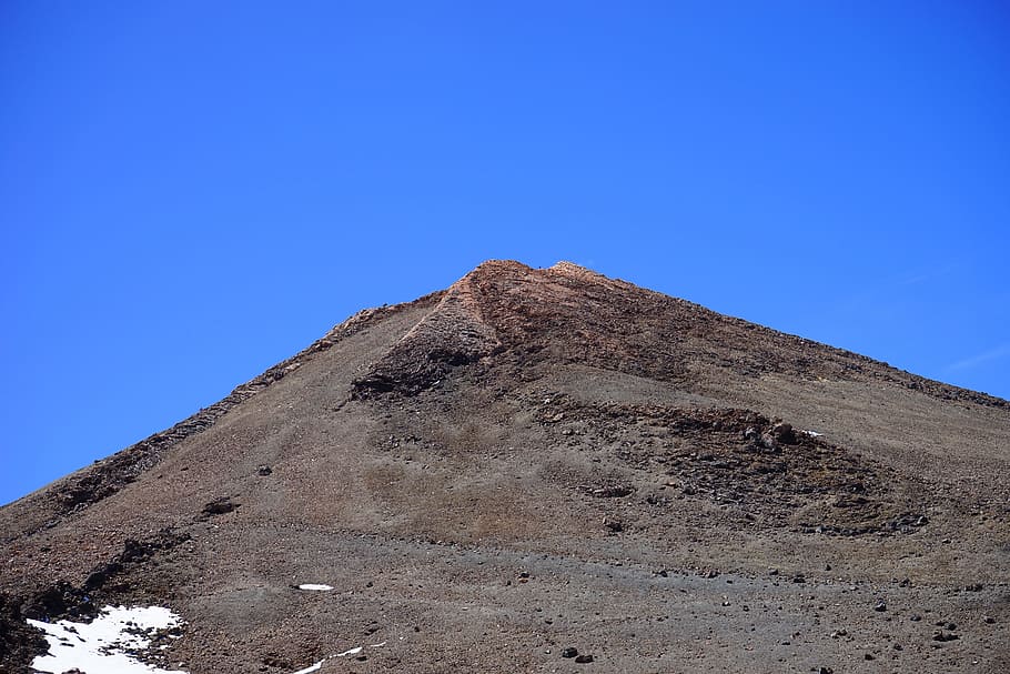 Teide, Summit, Rise, Path, Lava, lava flow, basalt, pico del teide HD wallpaper