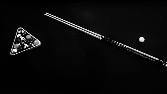 billiard, table, balls, cue, stick, sport, arts culture and entertainment HD wallpaper