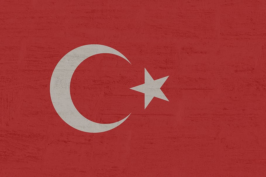 turkey, flag, turkish, crescent, red, istanbul, star shape, HD wallpaper