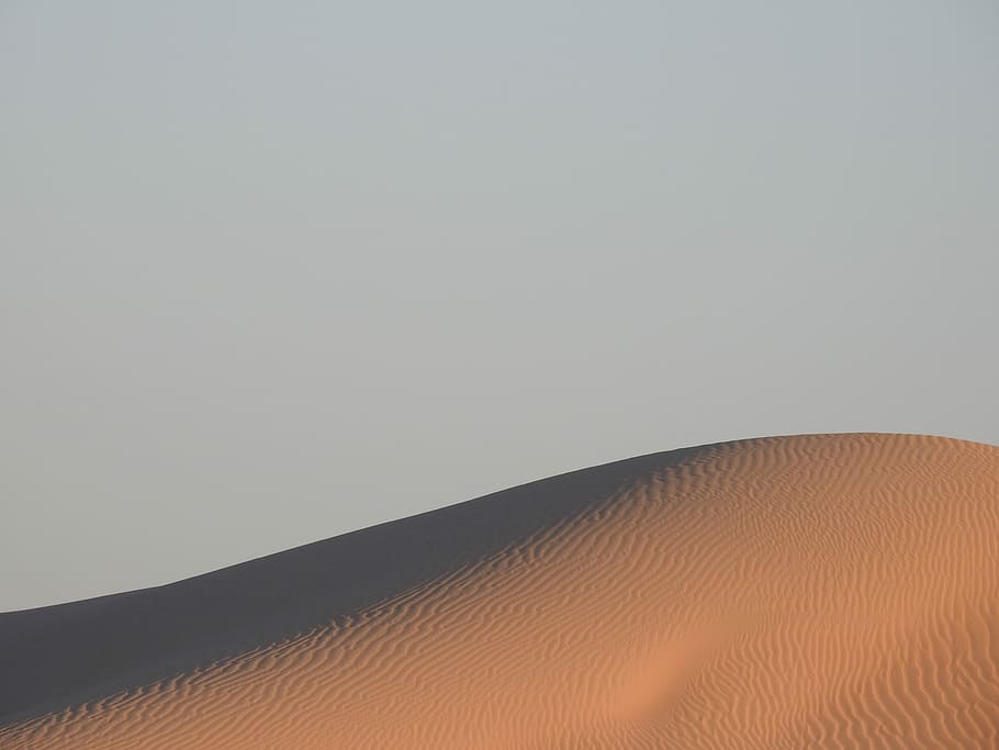 sand under blue sky, dune, desert, wallpaper, desktop wallpapers HD wallpaper
