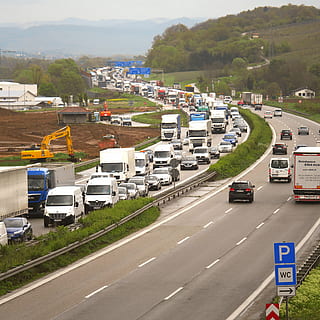 jam, highway, site, backwater, stop, overload, roadway renewal HD wallpaper