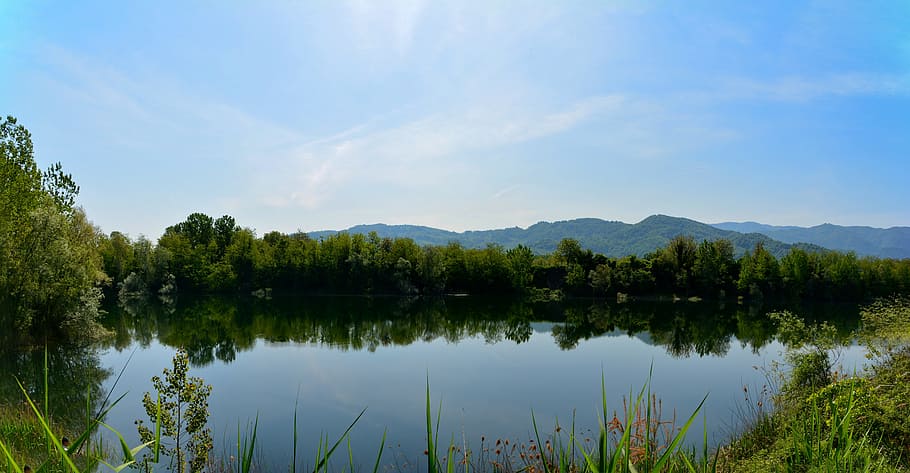 Turkey, Nature, Sakarya, Ponds, reflections, lacquer, landscape