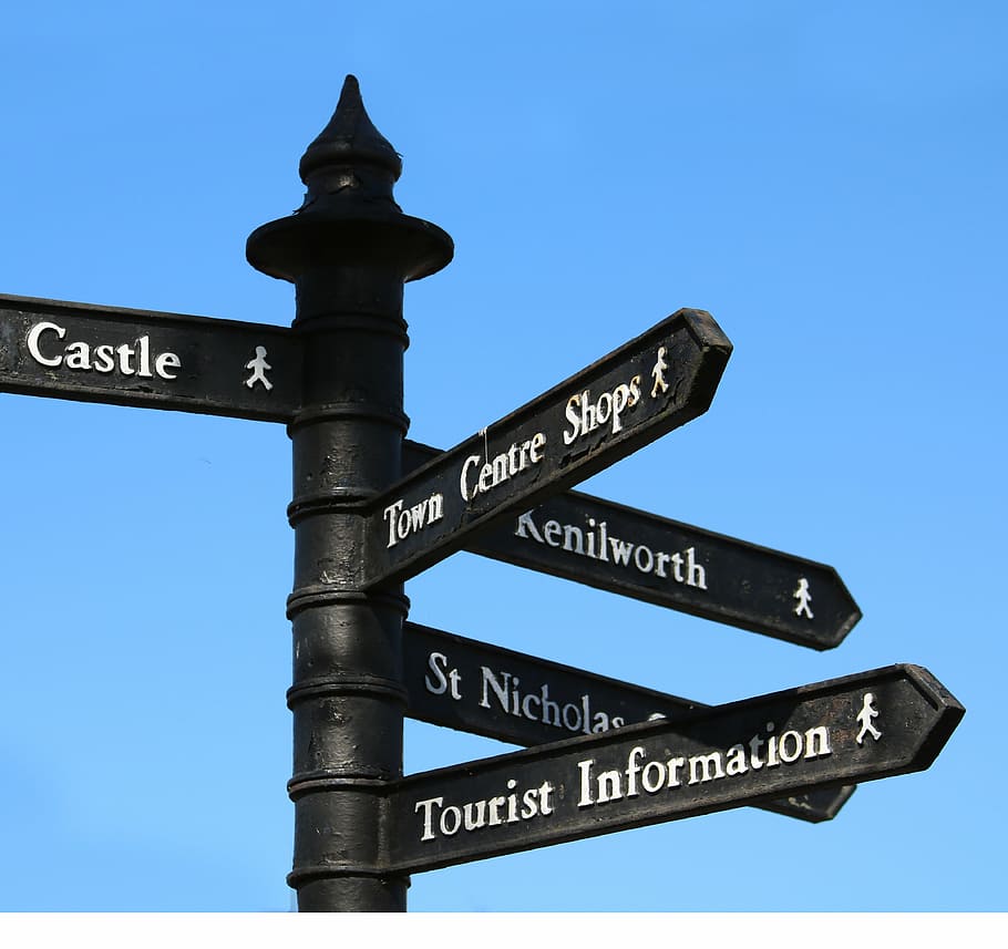 sign, sign post, direction, signpost, way, sky, guide, guidepost HD wallpaper