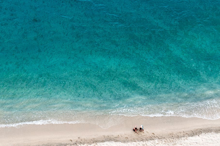 beach memories, seashore aerial photography, ocean, water, wave HD wallpaper