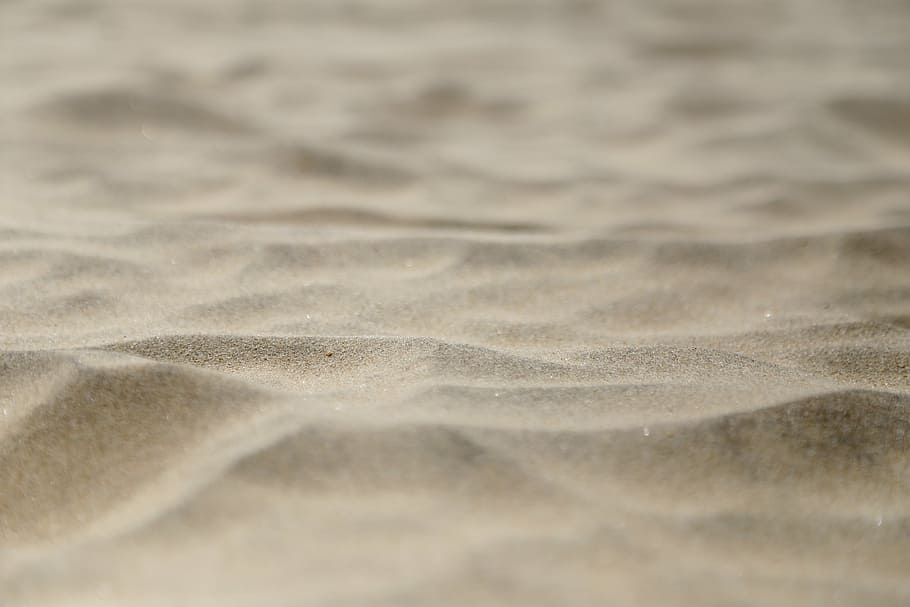 macro photography of gray sand, beach, the micro, nature, backgrounds HD wallpaper