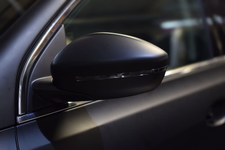 selective focus photography of vehicle side mirror, matte, wrap HD wallpaper