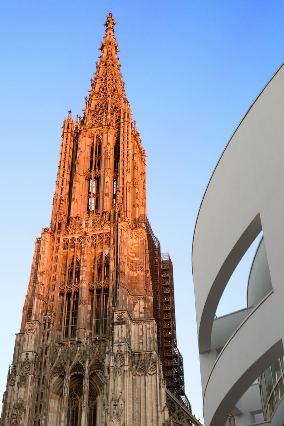 Ulm Cathedral, Ulm, Münster, Dom, Tower, steeple, building, HD wallpaper