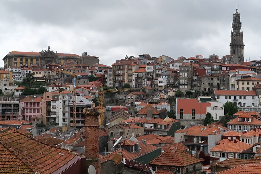 porto, city, old, building exterior, built structure, architecture HD wallpaper