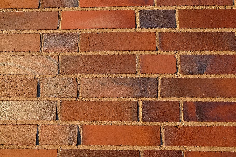 Wall, Brick, Masonry, Brown, red, background, bricked, pattern HD wallpaper